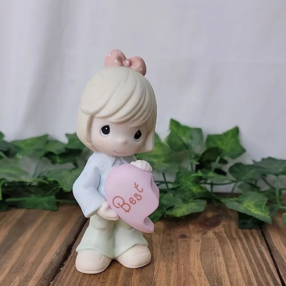 Precious Moments.Collectible Figurine. Missing Her Best Friend.  Like New.